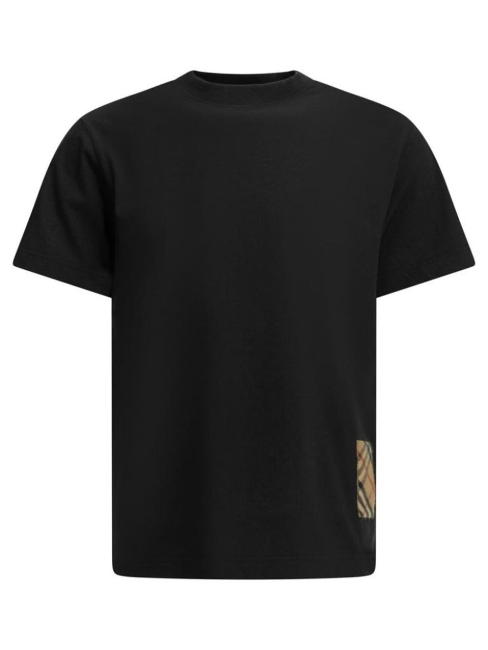 Burberry Crewneck T-Shirt With Appliqué Tag Size XL Men